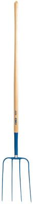 The AMES Companies, Inc. Manure/Compost & Hay Forks, 4-oval tine, 48 in handle, 1838000