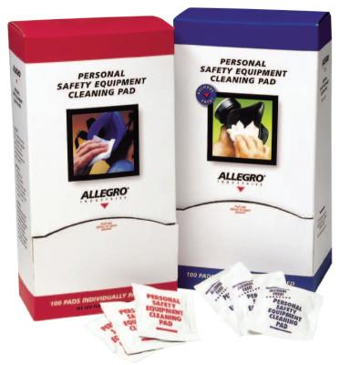 AllegroÂ® Alcohol-Free Respirator Cleaning Pad, White, 3001