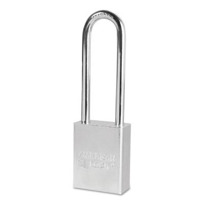 American LockÂ® Steel Padlocks (Square Bodied), 1/4 in Diam., 3 in Long, A5102