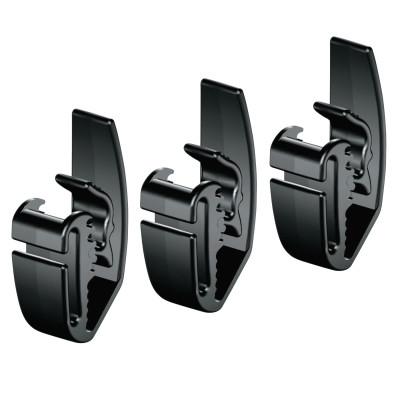 Honeywell Goggle Clips, Plastic, Black, GC2000