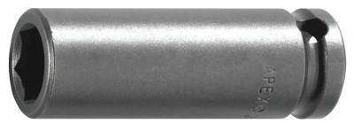 Apex Tool Group 1/4" Dr. Deep Sockets, 07146, 1/4 in Drive, 7/16 in, 6 Points, MB-1214