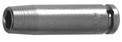 Apex Tool Group 3/8" Dr. Deep Sockets, 20552, 3/8 in Drive, 13 mm, 6 Points, 13MM23