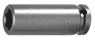 Apex Tool Group 3/8" Dr. Deep Thin Wall Sockets, 26885, 3/8 in Drive, 1/2 in, 6 Points, 3516
