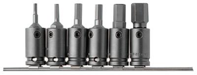 Apex Tool Group 8 Piece Hex Bit Socket Sets, 3/8 in, APH38