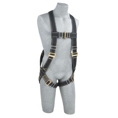 Capital Safety Delta Vest Style Welder's Harnesses, Back D-Ring, Pass Thru Buckles, Universal, 70007411625