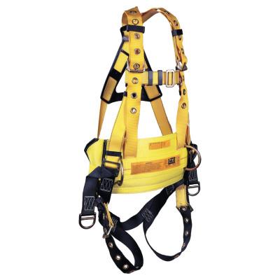 Capital Safety Delta Derrick Harness with Pass Thru Connection, Back & Lifting D-Rings, Small, 70007410627
