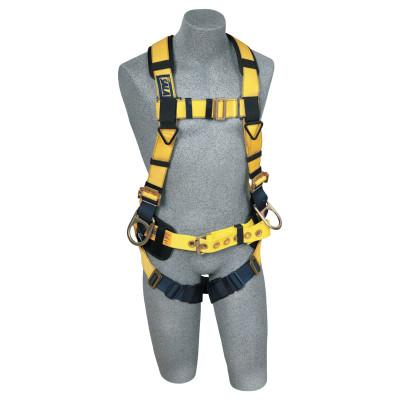 Capital Safety Delta Iron Worker's Harness with Pass Thru Buckle Leg Straps, Back D-Ring, Med, 70007410692