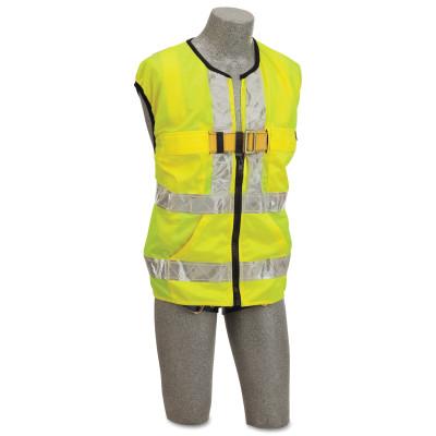 Capital Safety Delta Workvest Harnesses, Back D-Ring, Universal, Quick Connect Buckles, 70007424917