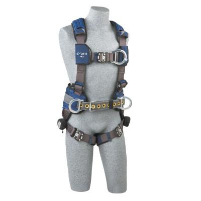 Capital Safety ExoFit NEX Construction Style Climbing Harness, Back/Side/Front D-Rings, X-Large, 70007428462