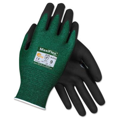 Protective Industrial Products, Inc. MaxiFlex® Cut™ Cut-Resistant Glove, Small, Black/Green, 34-8743/S