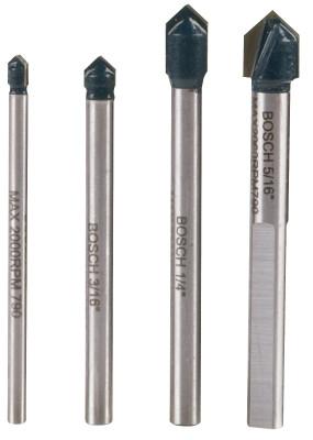 Bosch Tool Corporation 4 Pc. Glass and Tile Bit Sets, GT2000