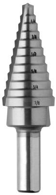 Bosch Tool Corporation High Speed Steel Drill Bits, 3/16 in-7/8 in, 12 Steps, SDH2