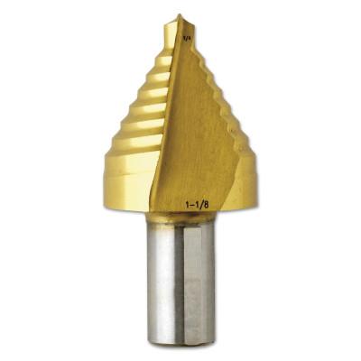 Bosch Tool Corporation Titanium Coated Step Drill Bits, 1 1/8 in, 1 Step, SDT11