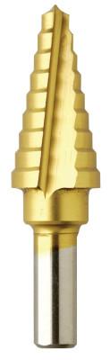 Bosch Tool Corporation Titanium Coated Step Drill Bits, 1/4 in-3/4 in, 9 Steps, SDT3
