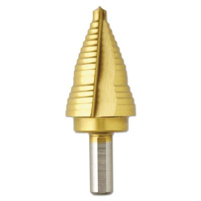 Bosch Tool Corporation Titanium Coated Step Drill Bits, 1/4 in - 7/8 in, 3 Steps, SDT4