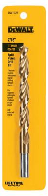 DeWalt® Titanium Split Point Drill Bits, 7/16 in, DW1328