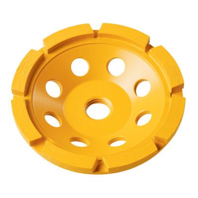 DeWalt® Diamond Cup Wheels, 5 in Dia., 5/8 in Arbor, 12,200 rpm, DW4777T