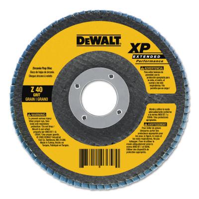 DeWalt® XP™ Ext Perf Flap Disc, 4-1/2 in, 60 Grit, 5/8 in-11 Arbor, 13,300 RPM, T27, DW8255
