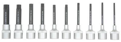 Bondhus?? ProHold Socket Bit Sets, 1/4 in- 3/8 in, 10 Piece, 44038
