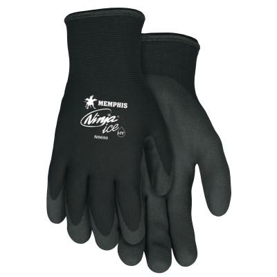 MCR Safety Ninja Ice Gloves, Small, Black, N9690S