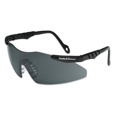 Kimberly-Clark Professional MagnumÂ® Mini Safety Eyewear, Smoke Polycarbonate Anti-Scratch Lenses, Black Frame, 19824