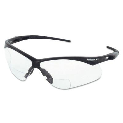 Kimberly-Clark Professional V60 Nemesis* RX Safety Eyewear, +2.0 Diopter Polycarb Anti-Scratch Lenses, Black, 28624