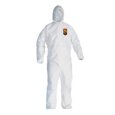 Kimberly-Clark Professional KLEENGUARD A20 Breathable Particle Protection Coveralls, XL, Elastic, Hood, Zip, 49114