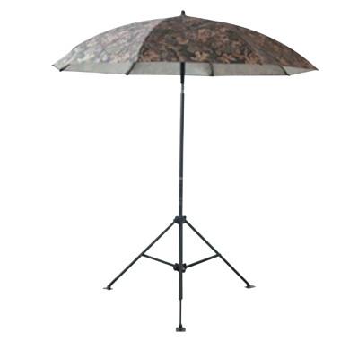 LAPCO Heavy Duty Construction Umbrellas, 7 ft H, Camo (Brown/Olive), Acrylic/Canvas, UM7ACC