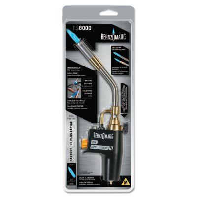 Worthington Cylinders Trigger Start Swivel Head Torch, Brazing; Heat Treating; Large Diameter Soldering, Propane; Map-Pro, TS99T