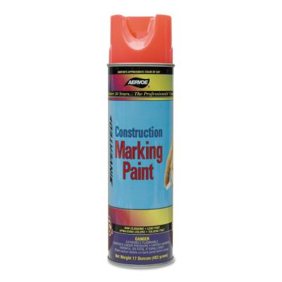 Aervoe Industries Construction Marking Paints, 20 oz , Orange, 257