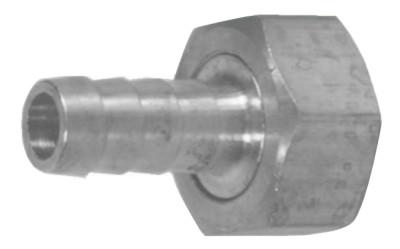 Dixon Valve Brass Short Shank Fittings, 1/2 in, Female, 5910812C