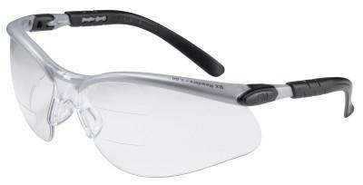 3Mâ„¢ BX Safety Eyewear, +1.5 Diopter Polycarbon Anti-Fog Lenses, Silver/Black Frame, 11457-00000-20