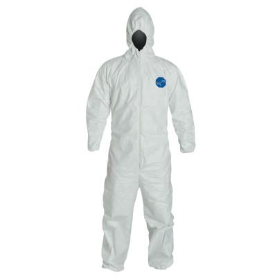 DuPont™ Tyvek® 400 Hooded Coveralls w/Elastic Wrists/Ankles, White, 6X-Large, TY127S-6X