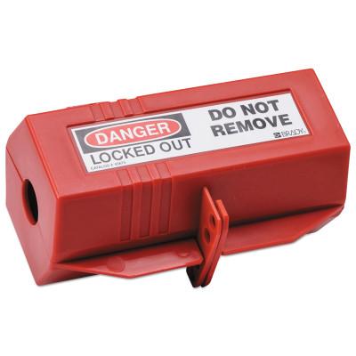 BradyÂ® Plug Lockouts, 220V/500V, Red, 65675