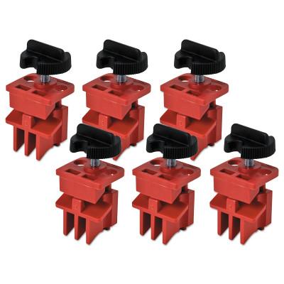 BradyÂ® Universal Multi-Pole Breaker Lockout, Red, 66320