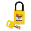 BradyÂ® SafeKey Compact Nylon Lockout Padlocks, CPT-GRN-25PL-KD