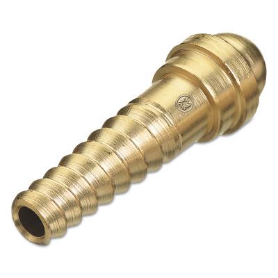 Western Enterprises Spiral & NPT Hose Nipples, 200 PSIG, Brass, 3/8 in Hose ID, 1 5/8 in, 138