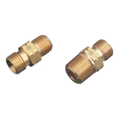 Western Enterprises Regulator Outlet Bushing, 200 psi, Brass, B-Size, 3/8 in (NPT) RH, Male, Oxygen, 142