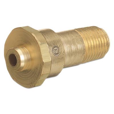 Western Enterprises Regulator Inlet Nipples, Refrigerant Gas, 1/4"(NPT), 1 3/4", Brass, CGA-660, 603