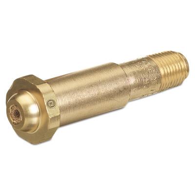 Western Enterprises Regulator Inlet Nipples, 1/4"(NPT), 3", CGA-680; CGA-695; CGA-702, 680-3SF