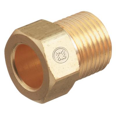 Western Enterprises Inert Arc Nuts, Brass, Hex, C-Size, 7/8 in - 14, Water, AW-10