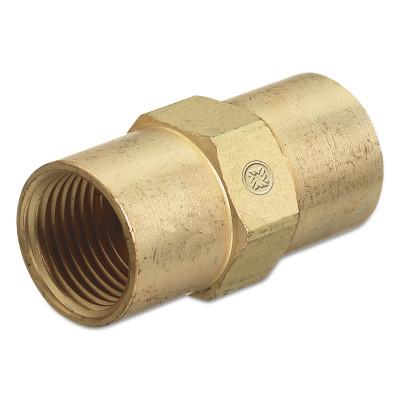 Western Enterprises Inert Arc Hose Couplers, Brass, C-Size, Female/Female, RH to RH, AW-430C