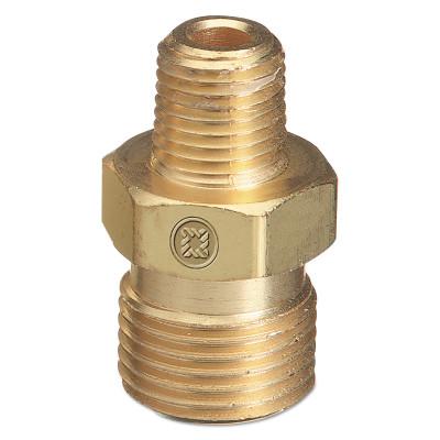 Western Enterprises Male NPT Outlet Adaptor for Manifold Pipelines, Brass, Carbon Dioxide, 3/8 in NPT, B-21