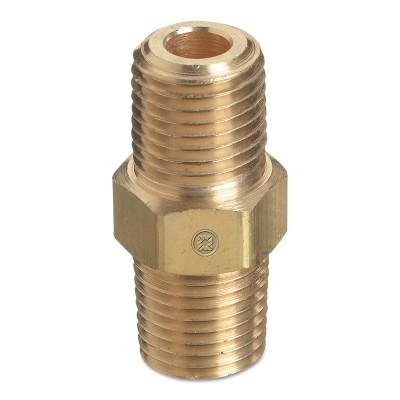 Western Enterprises Pipe Thread Reducer Bushings, Adapter, 3,000 PSIG, Brass, 1/2 in; 3/8 in (NPT), B-8-6HP
