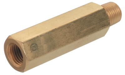 Western Enterprises Pipe Thread Extension Adapters, Adapter, 3,000 PSIG, Brass, 1/4 in (NPT), BE-4-3HP