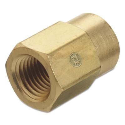 Western Enterprises Pipe Thread Reducer Couplings, Connector, Brass, 1/2 in (NPT); 1/4 in (NPT), BF-8-4HP