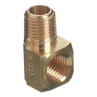Western Enterprises Pipe Thread Elbows, Connector, 3,000 PSIG, Brass, 1/8 in (NPT), BL-2HP