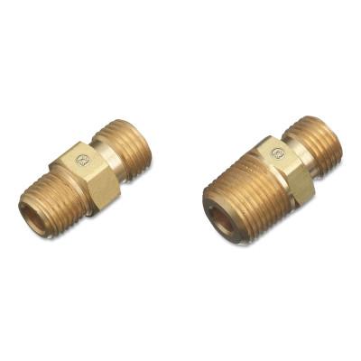 Western Enterprises Regulator Outlet Bushing, 200 psi, Brass, B-Size, 1/8 in (NPT) RH, Male, Oxygen, 136