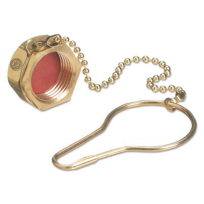 Western Enterprises Manifold One-Piece Dust Cap Assemblies, Cap, Brass, POL Acetylene, DC-510