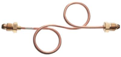 Western Enterprises Manifold Rigid Pigtails, 3,000 psig, Brass, 1/4 in NPT, P-63CV